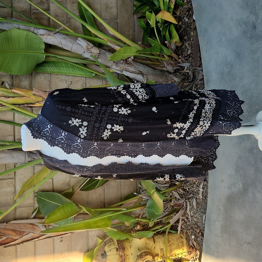 Johnny Was Celeste Open Front Kimono Jacket EUC